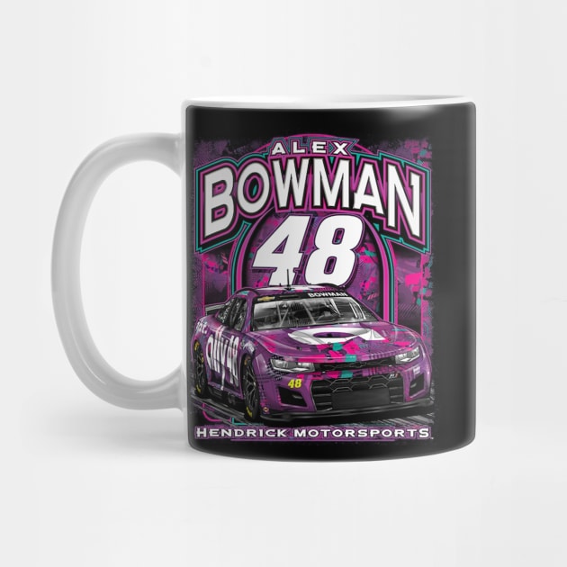 Alex Bowman Purple Car by stevenmsparks